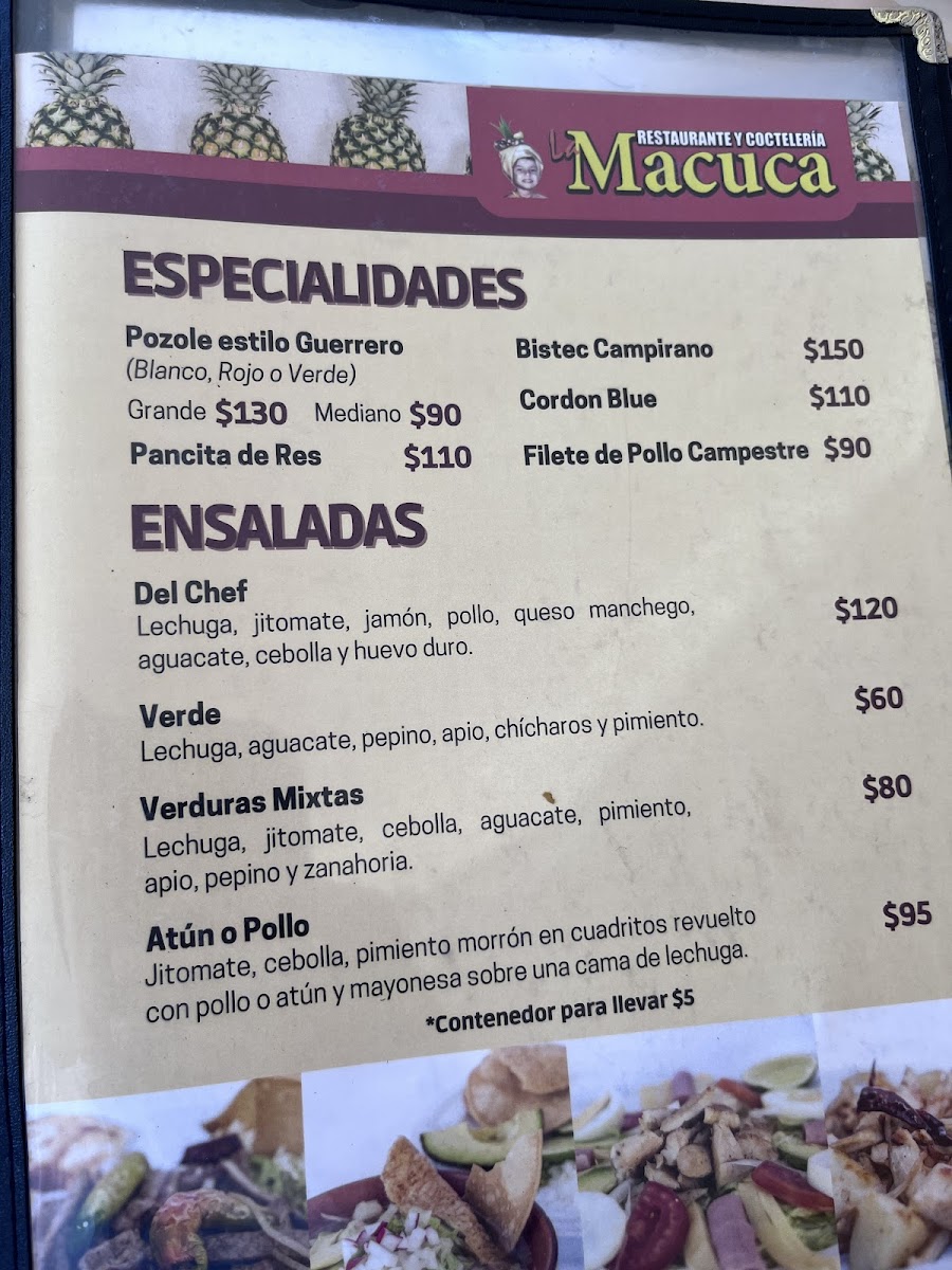 Restaurant Marbella Menu - Image 2